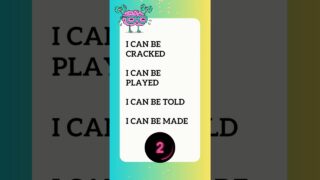 Riddle 01 – #elephantbrain