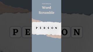 6 Letter Word Scramble: A Calming Activity for Mom and Dad
