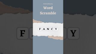 Word Scramble 12 #elephantbrain #braingames