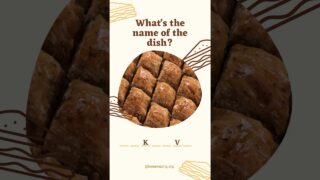 What’s the Name of the Dish (Greek Food) #elephantbrain