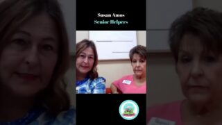 Using technology to connect with families. – Susan and Michele (Senior Helpers)