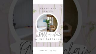 CAREGIVER HACKS #bathroom #alzheimer #seniorcare