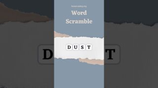 Word Scramble 16 #elephantbrain #braingames