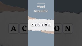 Word Scramble 14 #elephantbrain #braingames
