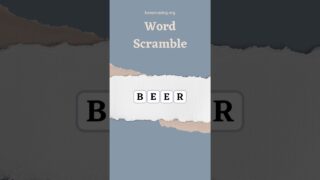 Word Scramble 20 (Picnic) #elephantbrain #braingames