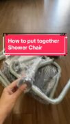 How to Put Together a Shower Chair